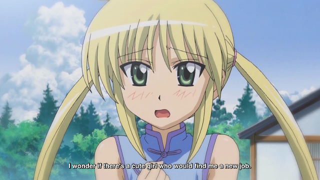 You sure know how to flatter â€˜em, Hayate.