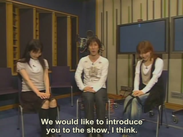 Left to right: Kotonoha, Makoto, and Sekai