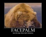 facepalm - bear