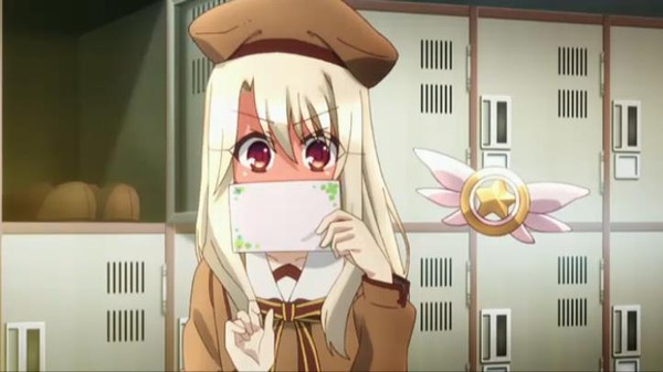 Receiving a love letter makes her blush...