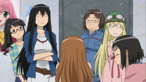 Ogiue isn't happy here. Should you at the new Genshiken?