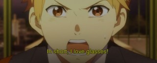 Translated: Ikihito likes girls who wear glasses ala Mirai. 